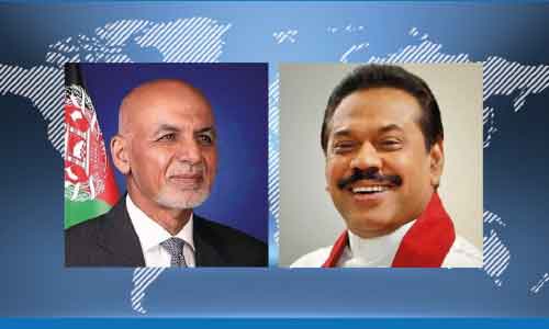 Ghani Greets  Newly-Elected  Sri Lanka Premier