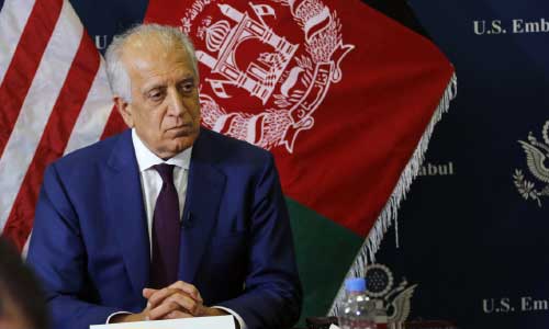 Khalilzad Calls on  All Parties to Peace to Start  Negotiations as Soon as Possible