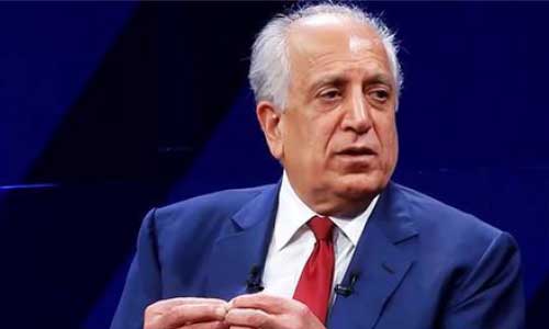 Khalilzad Calls on Govt,  Taliban to Work for  Peace, Ceasefire