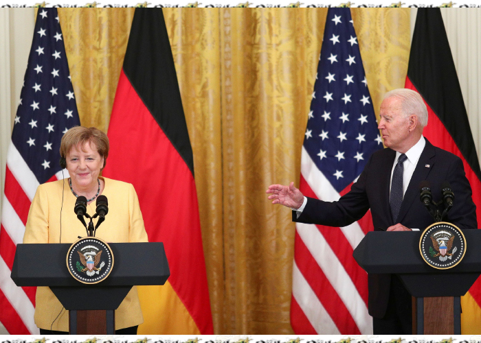 Biden Raises Concerns About Nord Stream 2 to Merkel x