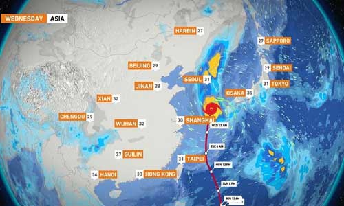 Typhoon Maysak: Japan Warns of  ‘Major Disaster’ in Okinawa Region