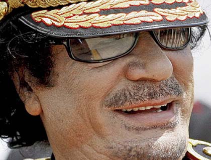 Gadhafi Stands Still