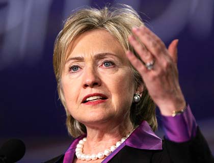 No Change in Red Line for Talks with Taliban: Clinton