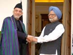 Karzai Holds Talks with Prime Minister Manmohan Singh