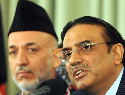 Karzai Inquires  After Zardari
