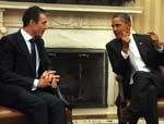 Obama, Rasmussen  Agree NATO  Summit will Focus  on Afghanistan