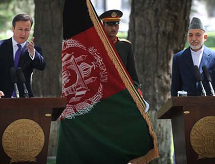 Success in Afghanistan is not  Dependent on Taliban Deal: Cameron 