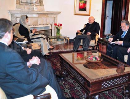 Karzai, Khar Call for Joint Peace Efforts