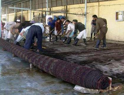 Nangarhar Craftsmen Weave Country’s  Largest Carpet