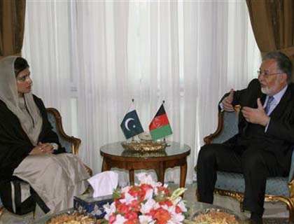 Khar, Rassoul Discuss Pak-Afghan Ties
