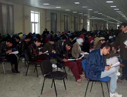 12,500 Students Appear  in University Entrance Test